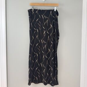 Villager Wheat Pattern Maxi Skirt‎